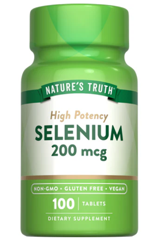 Selenium 200 mcg - 100 Tablets Selenium 200 mcg - 100 Tablets